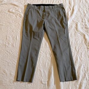 Bonobos Weekday Warrior Dress Pants; 38x30;Athletic Fit; Gray